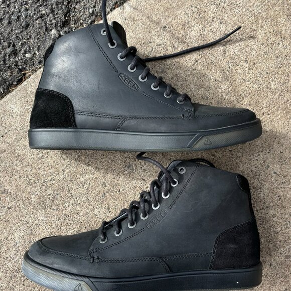 Keen High Top Black Retro Men's 9.5 Brand New/Never Worn (retired shoes) - Picture 5 of 5